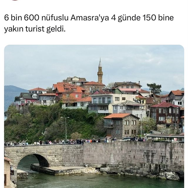 Amasra'ya Turist Akını: 4 Günde 150 Bin Ziyaretçi