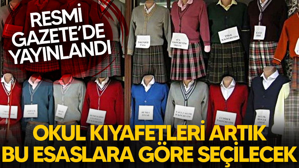 Okullarda Kıyafet Düzenlemesine İlişkin Yeni Kurallar Belirlendi